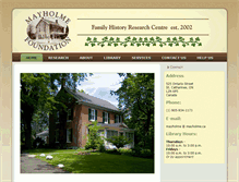 Tablet Screenshot of mayholme.ca